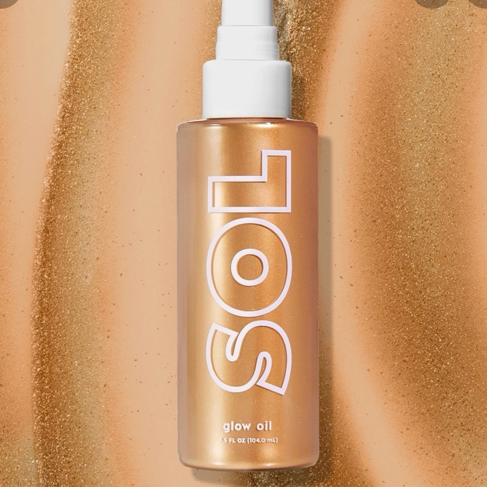 Sol body warm gold glow oil